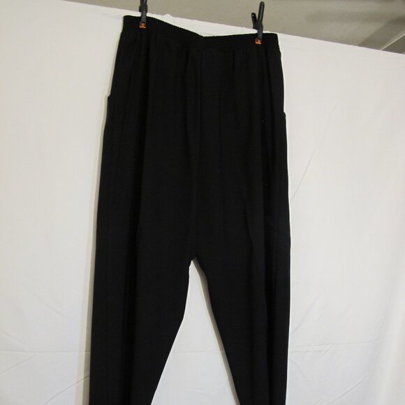 Popovitch Studio black pants with black and white detail  P - Picture 4 of 4